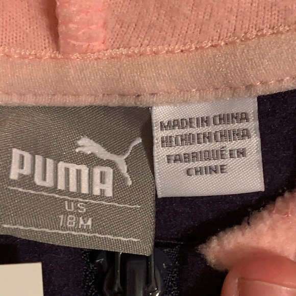 Girls 3 Piece Puma Fleece Outfit - Picture 4 of 14